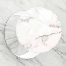 Lassie Marble Opal Glass Cool White LED Outdoor Wall Light